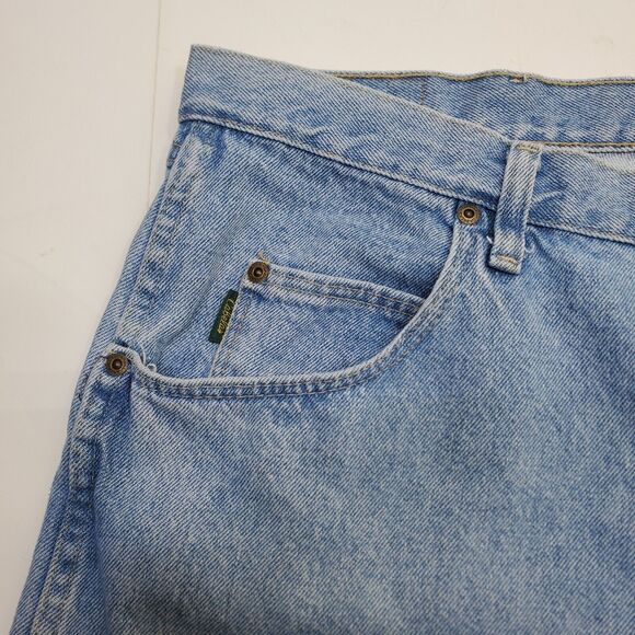 Cabelas Jeans Mens Blue Medium Wash Straight Leg 905099S Outdoor Gear 42x30 - Picture 9 of 15